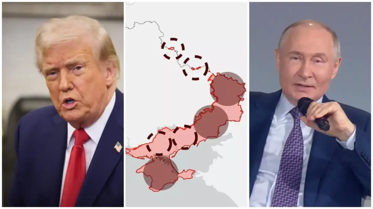 Newsweek: Ако Тръмп и Путин преговарят за размяна на територии, ето какво може да загуби Украйна Карти
