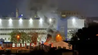 Дронове атакуваха Ставрополския край на Русия, поразен е местен завод Видео