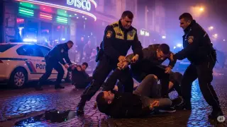 Нощен екшън пред дискотека в Банско: Има арестувани, сред тях и полицай!