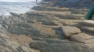 Морето оглозга наш плаж! Отдолу се показа страховита гледка Снимки