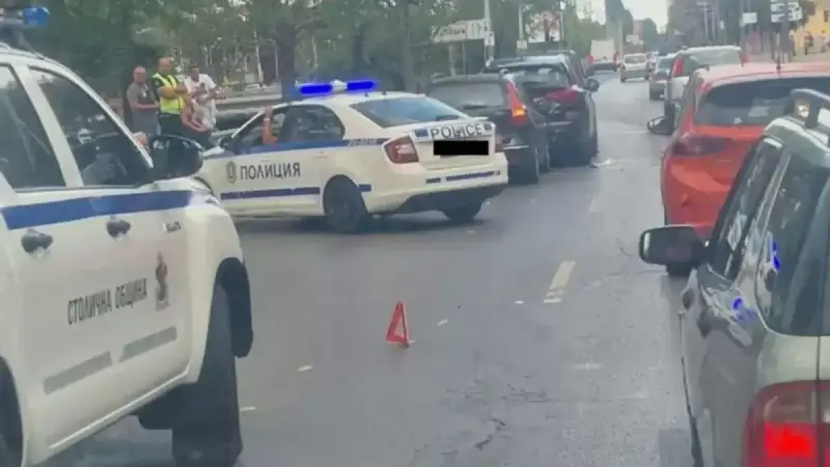 Верижна катастрофа на бул. "Сливница" в София
