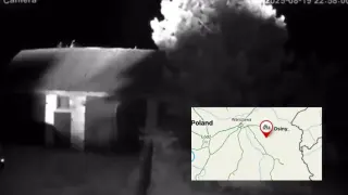 Мистерия и паника: Неизвестен обект се разби и експлодира в Полша Видео