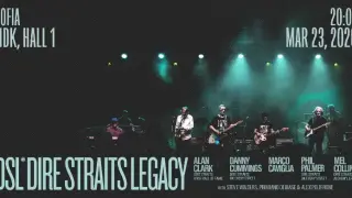 Легендарните DIRE STRAITS LEGACY с последното си турне в България през март 2026-та!
