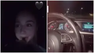 Зад волана и с балон райски газ! Бащата на Сияна показа скандално видео на 20-г. Деница