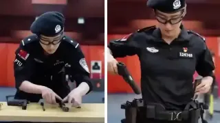 Полицайка покори мрежата с уменията и красотата си Видео