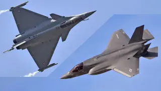 Екшън: „Рафал“ срещу F-35A в челен сблъсък - кой победи?