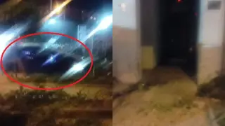 Ужас в София: Пиян шофьор се блъсна челно във вход на жилищен блок Видео
