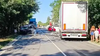 Зверска катастрофа с камион и фатален край на пътя Бяла - Плевен Снимка