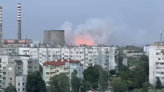 Извънредно! Огромен пожар в София Видео