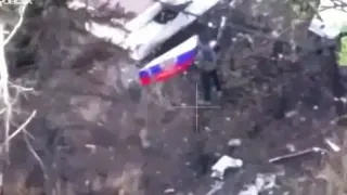 Видео 18+ показа какво се случи с руснаци, забили руско знаме в село до Покровск
