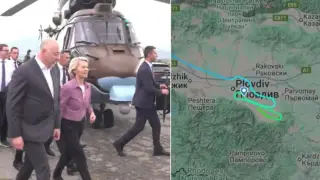 Чуйте разговора на пилота на Урсула с диспечера на летище Пловдив