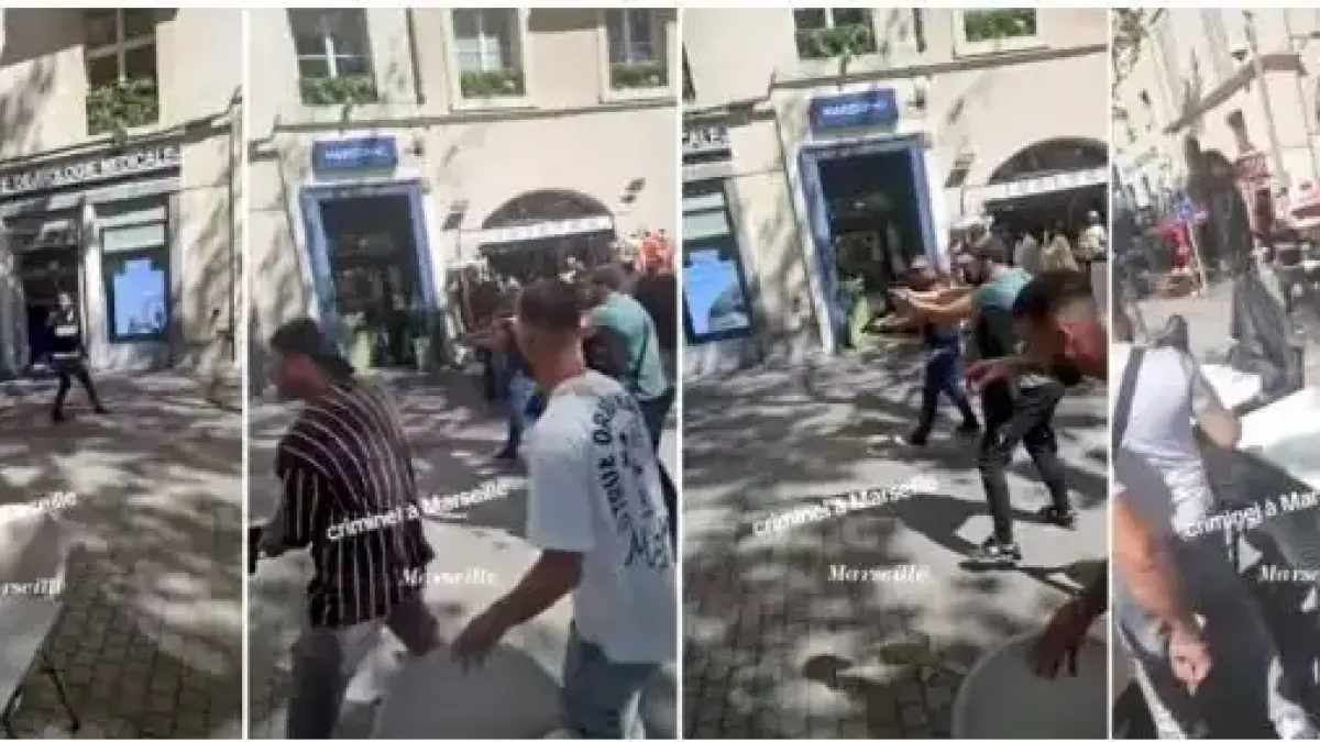 Терор в Марсилия: Тунизиец с два касапски ножа наръга петима, застреляха го! Кърваво видео 18+