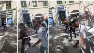 Терор в Марсилия: Тунизиец с два касапски ножа наръга петима, застреляха го! Кърваво видео 18+