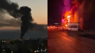 Извънредно в БЛИЦ! Огнен ад в София в ранни зори, зрелищни снимки