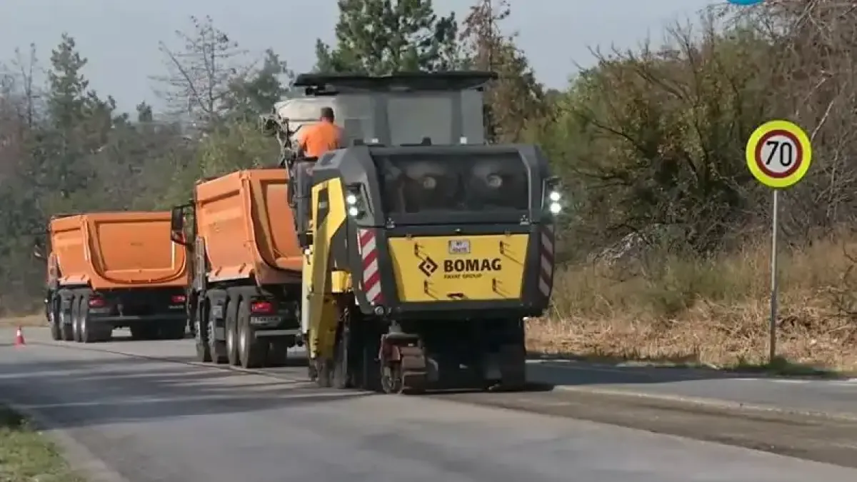 Започна ремонт на отсечката, на която загина Сияна Видео
