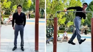 Мъж изпълни „лунната походка“ по удивителен начин Видео