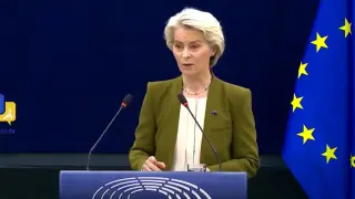 Урсула фон дер Лайен изнесе речта си за състоянието на ЕС Видео
