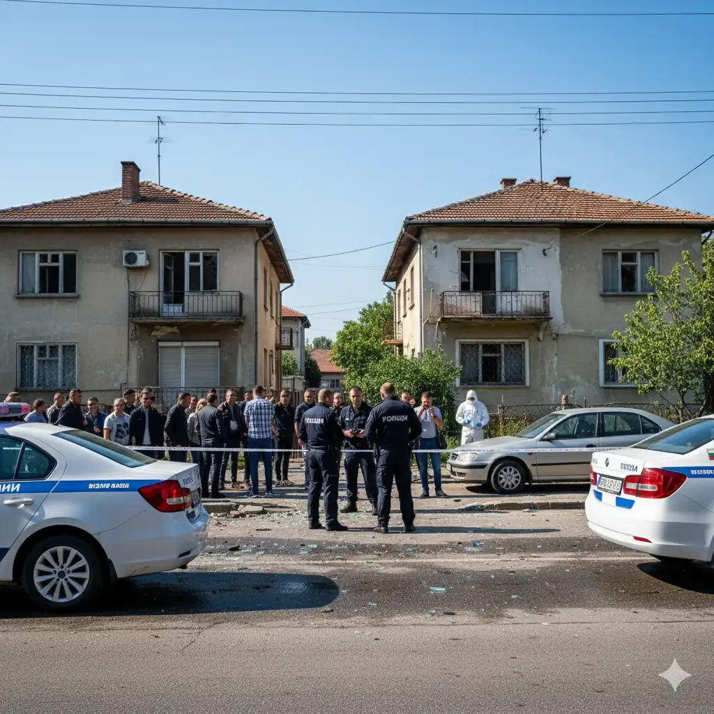 Екшън в Димитровград: Родове се биха с камъни, потрошиха къщи и коли