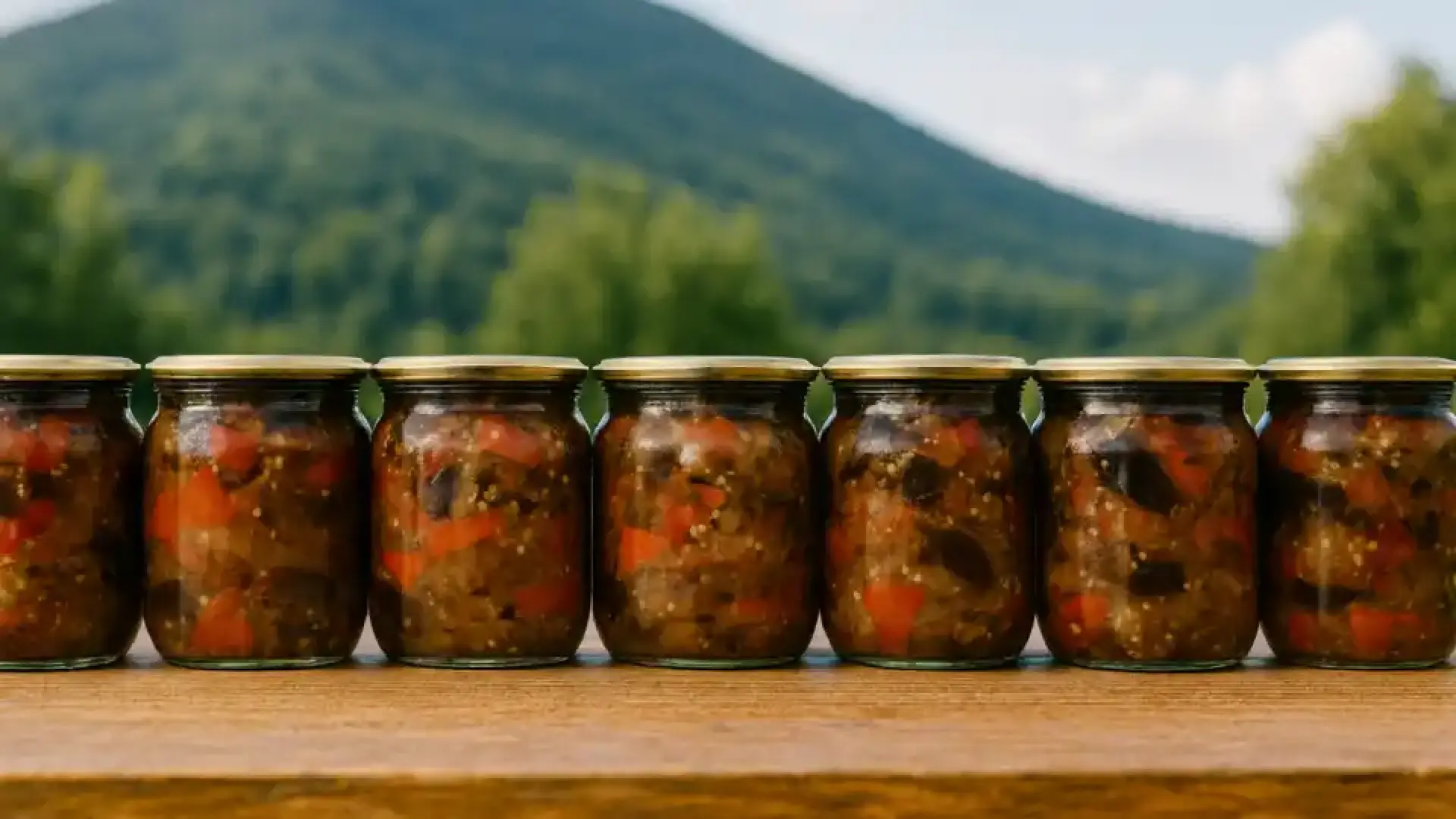 Най-вкусната зимнина: Класическа рецепта за салата от патладжан и чушки в буркани