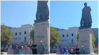 Скандалното ОМО-Илинден с грозна провокация пред паметника на Гоце Делчев
