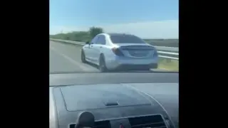 Безобразие на АМ „Тракия“: Шофьор два пъти изпреварва по аварийната лента пред очите на полицията