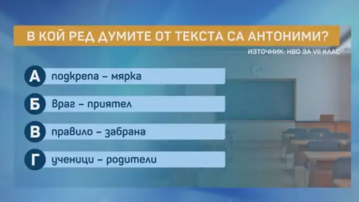 Проверка на знанията: Колко помним от матурите?