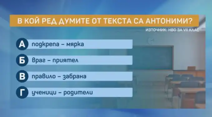 Проверка на знанията: Колко помним от матурите?