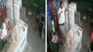 Бандити нападнаха продавач в магазин, но си отидоха с празни ръце Видео