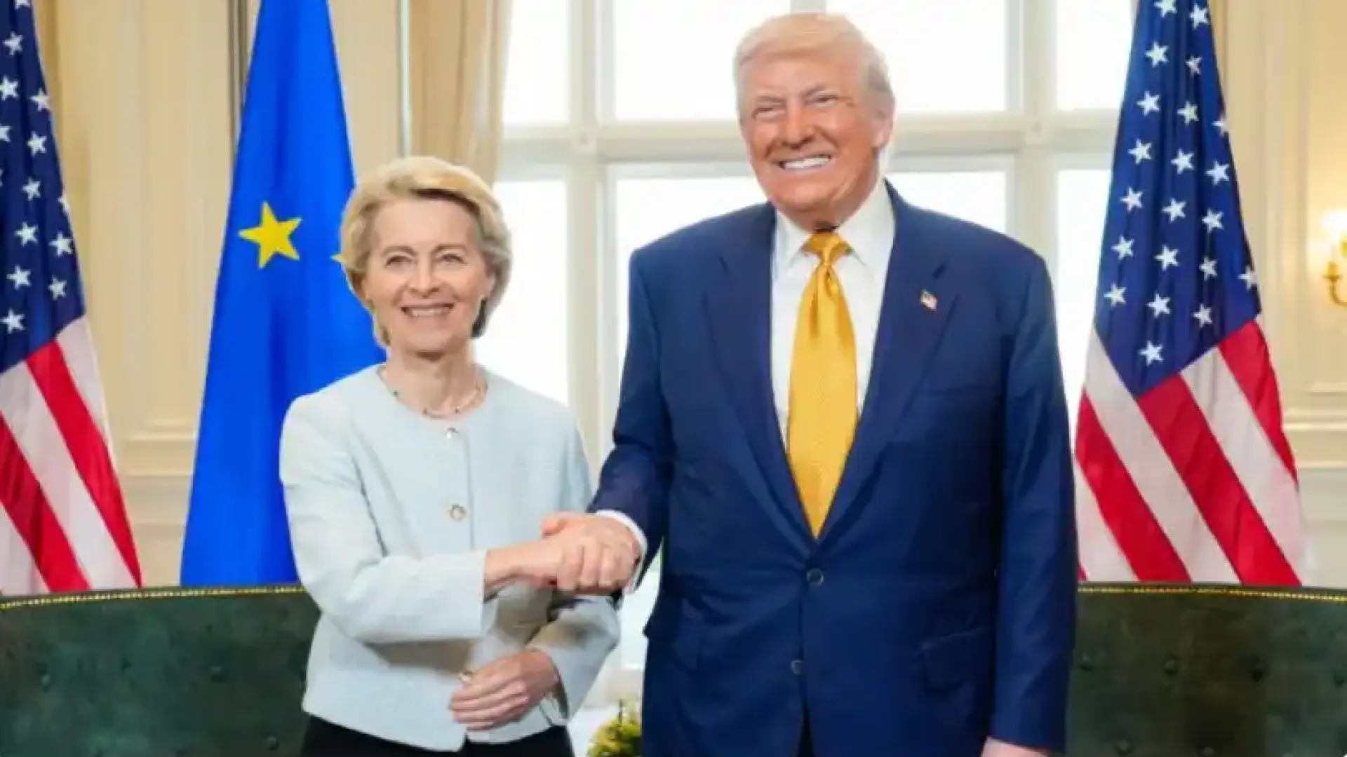 Урсула фон дер Лайен даде обещание на Доналд Тръмп