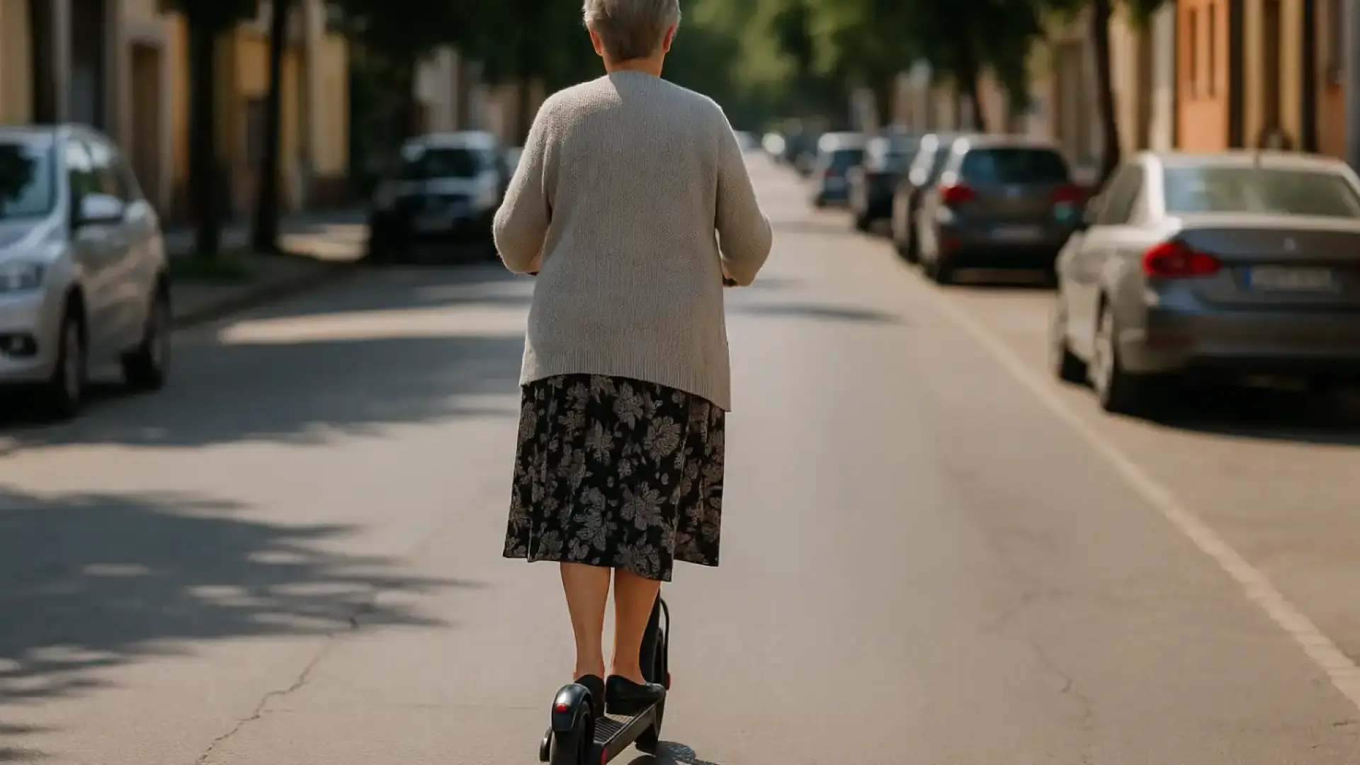 Лудост: И 80-г. баба се метна на тротинетка и се преби в Пловдив Видео