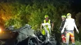 Мъж и две деца изгоряха в електромобил