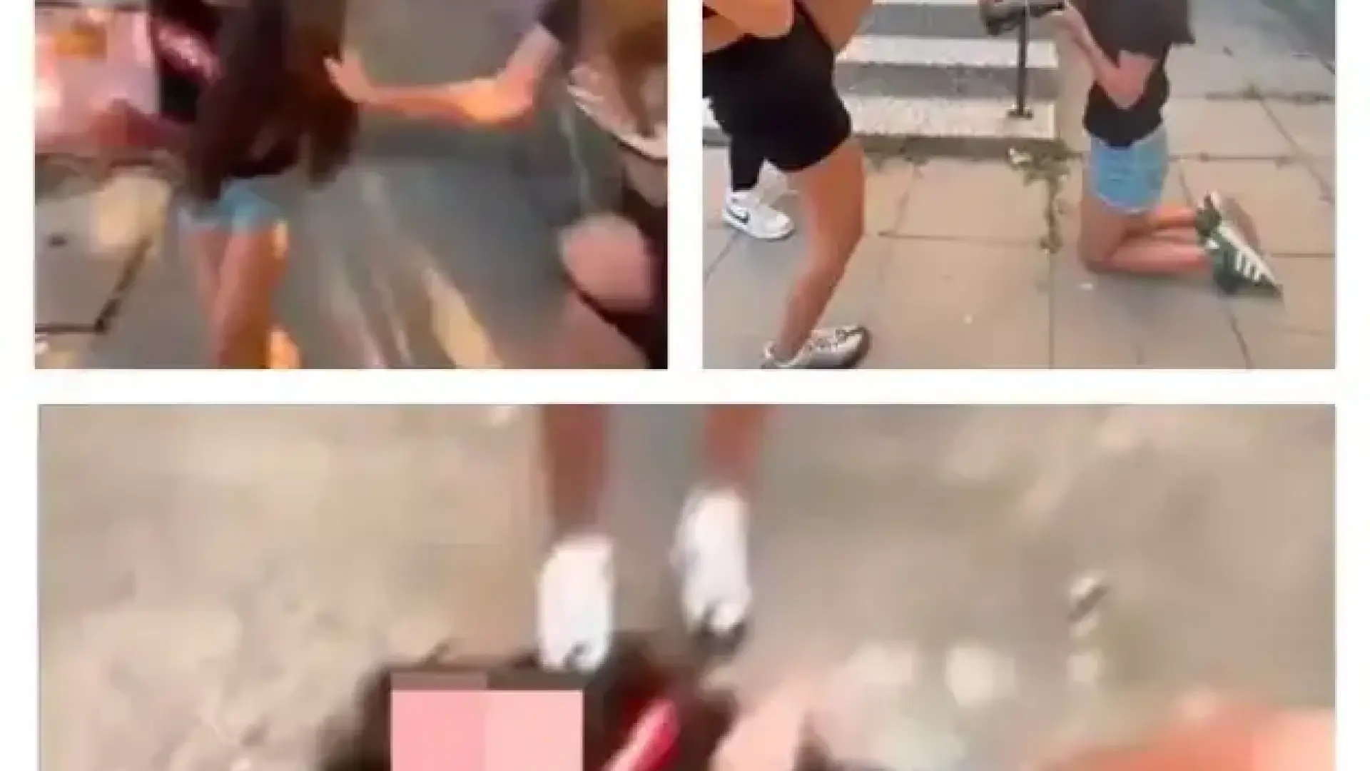 В какво се превръща България?! Побой и скубане – момичета се гаврят с връстничка за забавление Снимки 18+