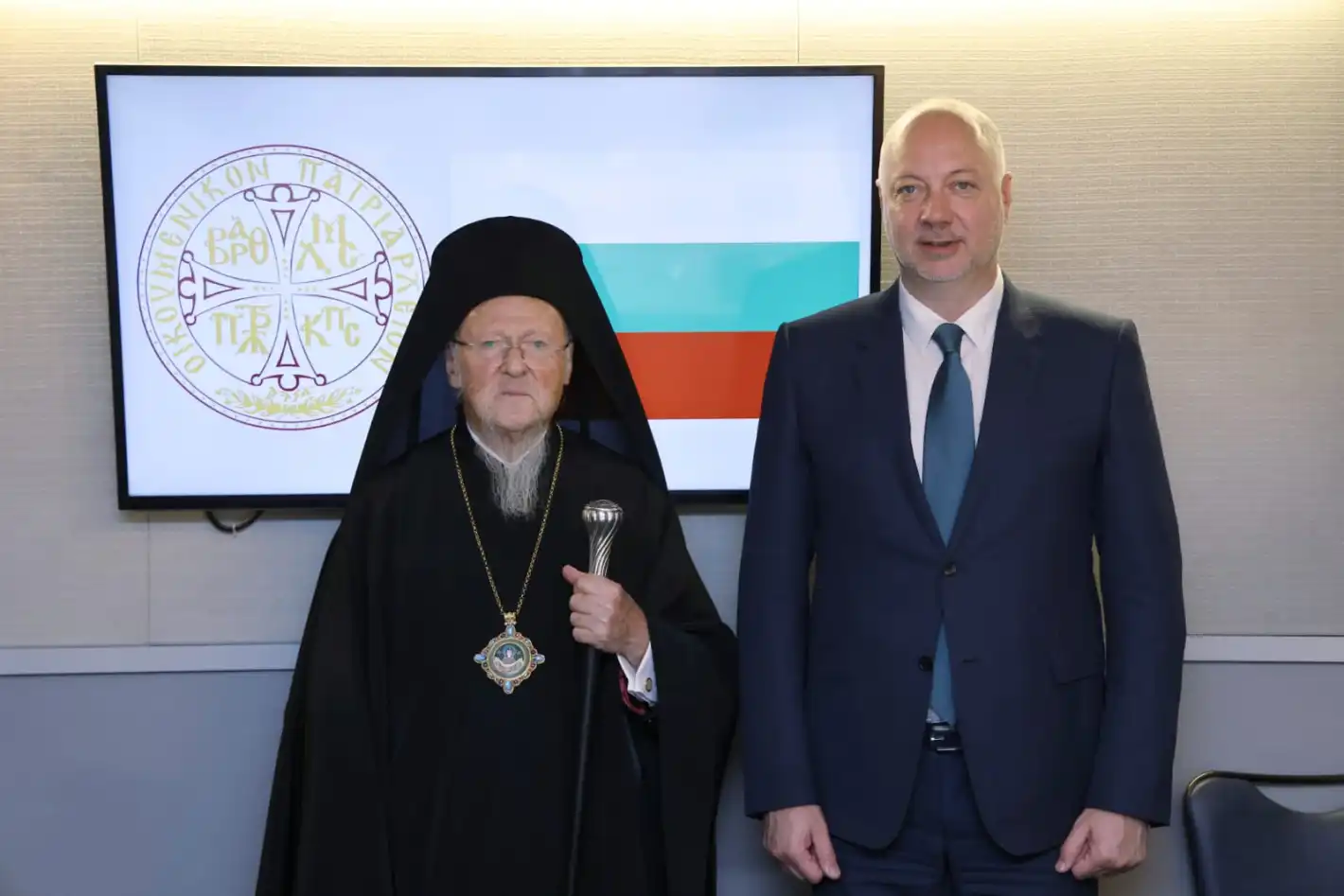 Росен Желязков разговаря с вселенския патриарх в Ню Йорк - какво си казаха