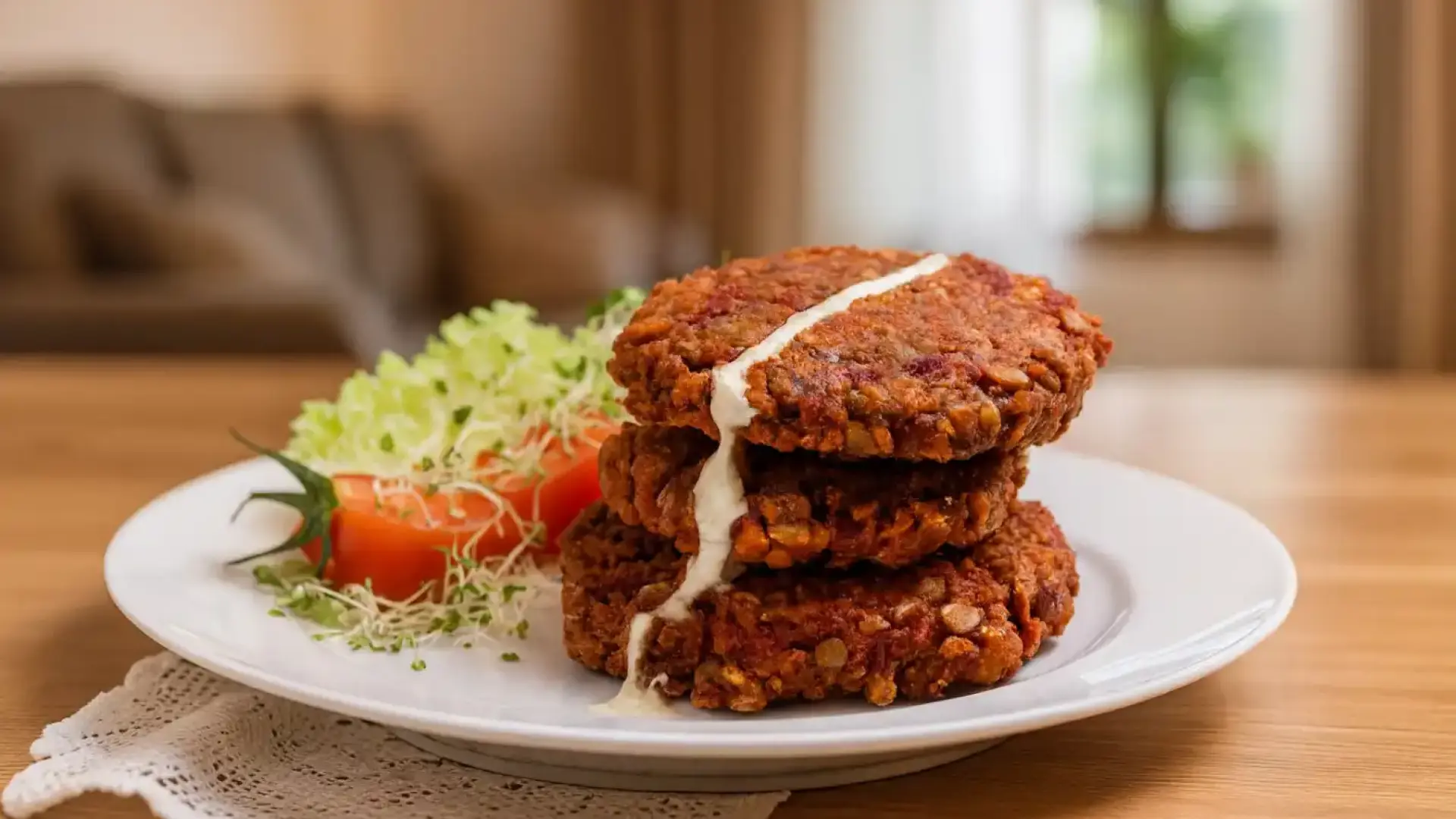 Хит рецепта: Кюфтенца от червена леща с магданоз