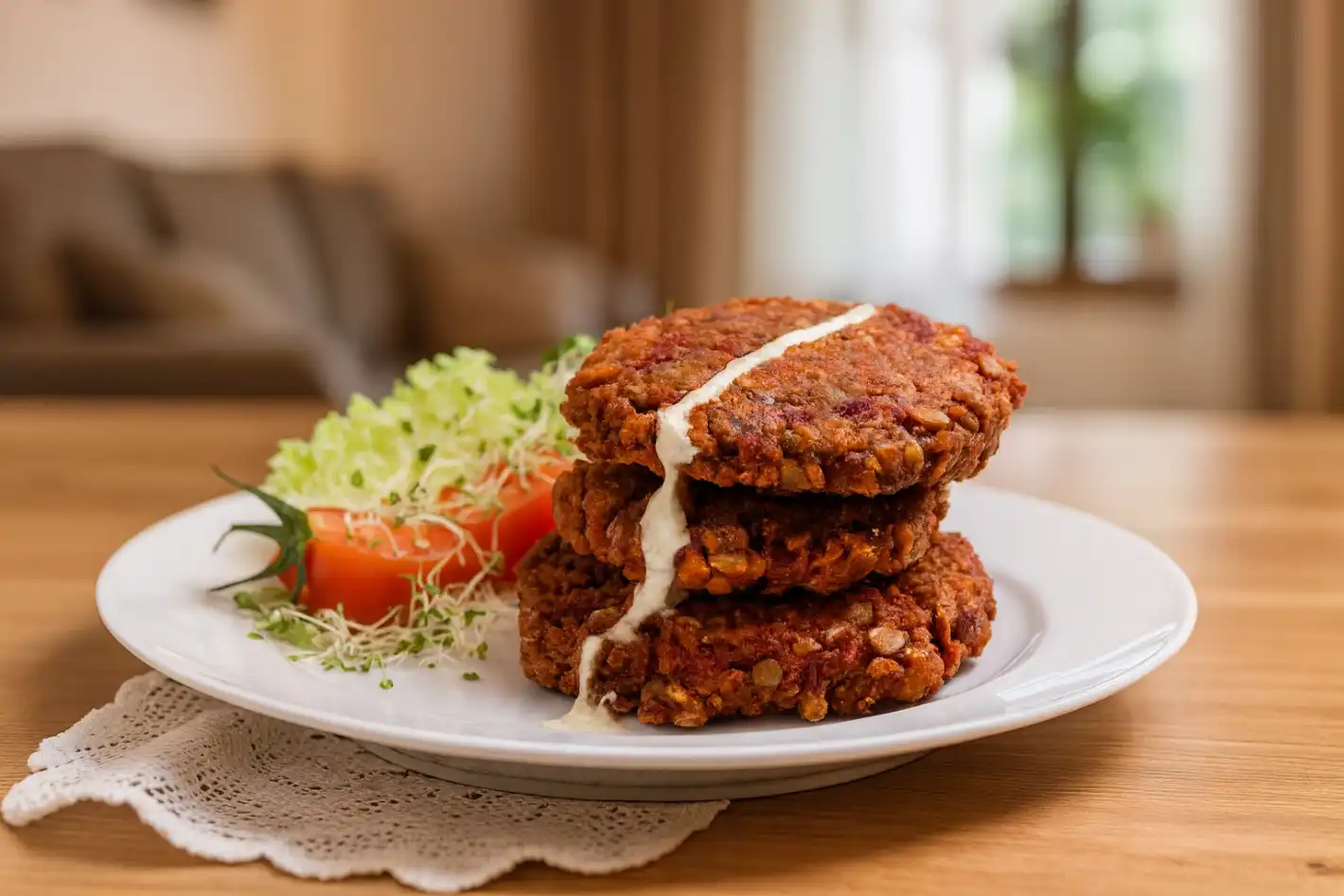 Хит рецепта: Кюфтенца от червена леща с магданоз