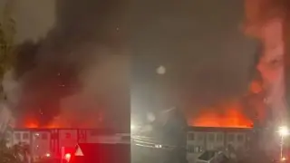 Огнена нощ в Русия: Взривове и пожари след украинска атака, хиляди са без електричество Видео