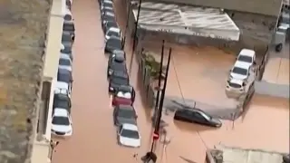 Страшна буря опустошава испанските острови Ибиса и Форментера Видео