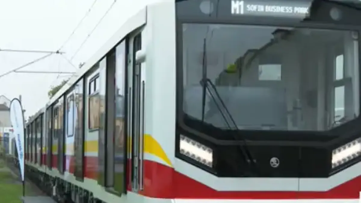 "Шкода" показа новите мотриси за метрото в София Видео