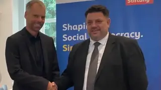 Атанас Зафиров се срещна с директора на фондация “Фридрих Еберт” в Брюксел