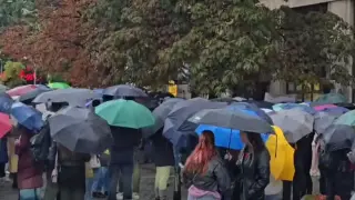 Протестът на младите лекари блокира Орлов мост в София