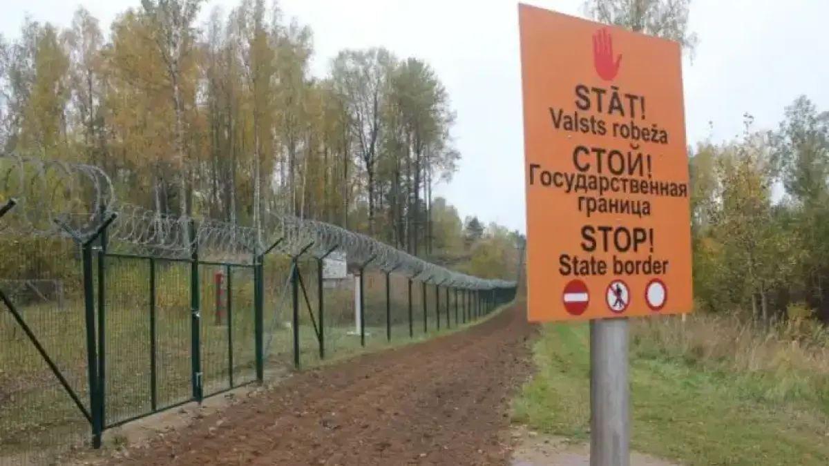 Руснак проби граничната ограда на Латвия