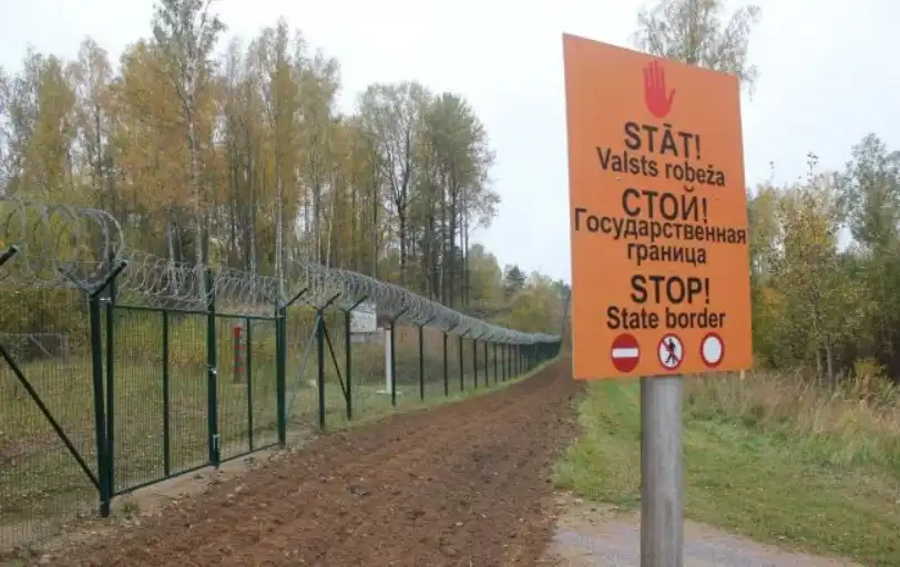 Руснак проби граничната ограда на Латвия