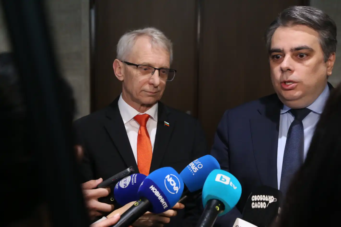 Асен Василев и Николай Денков