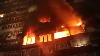 Тревога в цяла Украйна! Дронове удариха по Киев посред нощ, всичко е в мрак Видео