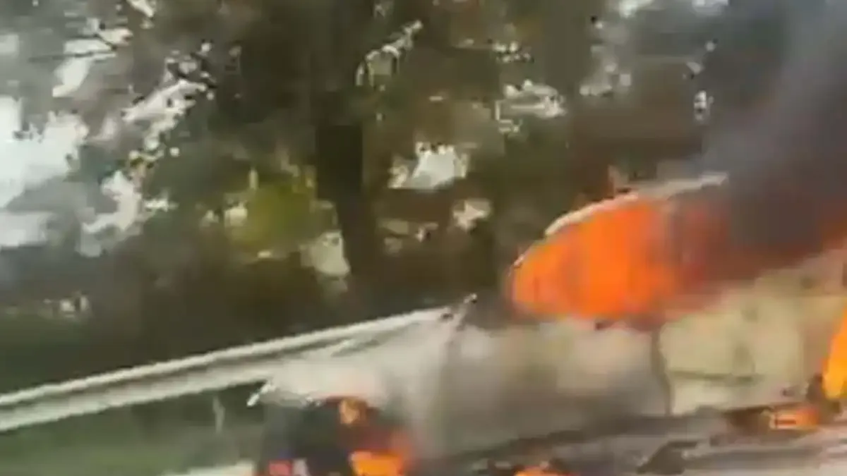 Огнен ад на АМ "Тракия" Видео