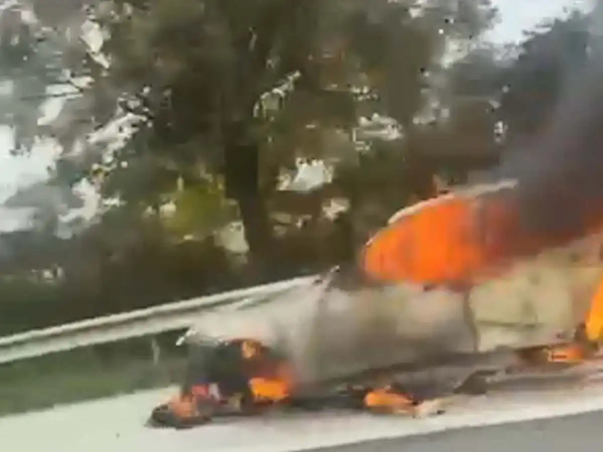 Огнен ад на АМ "Тракия" Видео