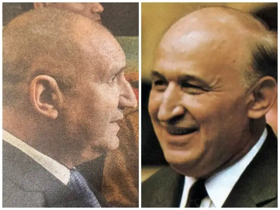 Румен Радев стана двойник на бай Тошо Снимки