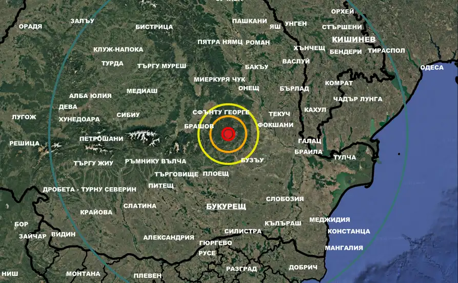 Земята под Вранча се разтресе