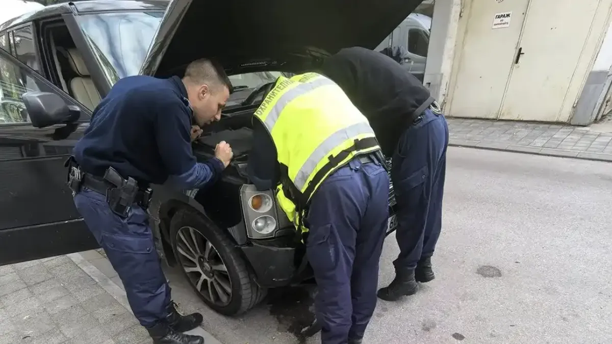 Полицаи спасиха мацка, заклещена в автомобил в Пловдив Видео
