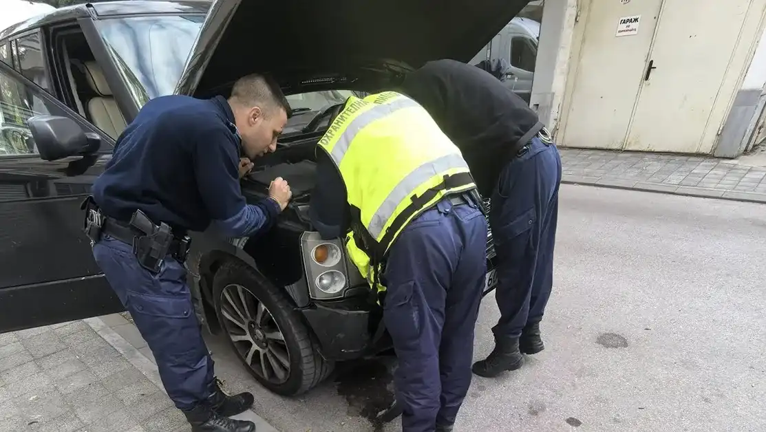 Полицаи спасиха мацка, заклещена в автомобил в Пловдив Видео